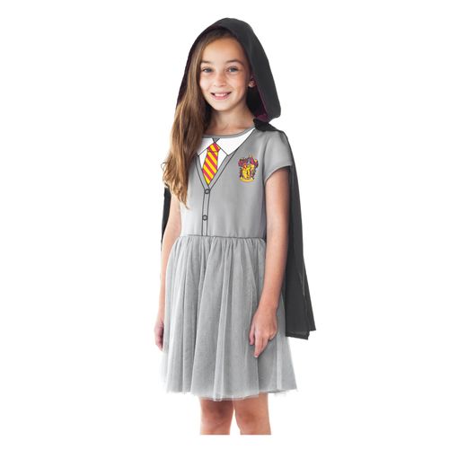 赫敏衣服女童大童儿童cos演出哈利魔法袍裙子套装服装