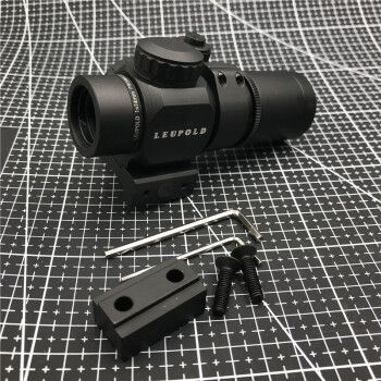 户外战术休闲leupold 户外1倍镜瞄准镜 全息光学镜  1x14窄边十字分化