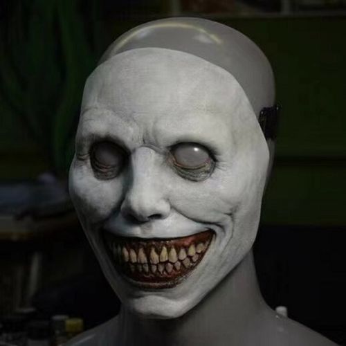 万圣节发光痛苦面罩 死神面具全脸万圣节鬼屋密室逃脱