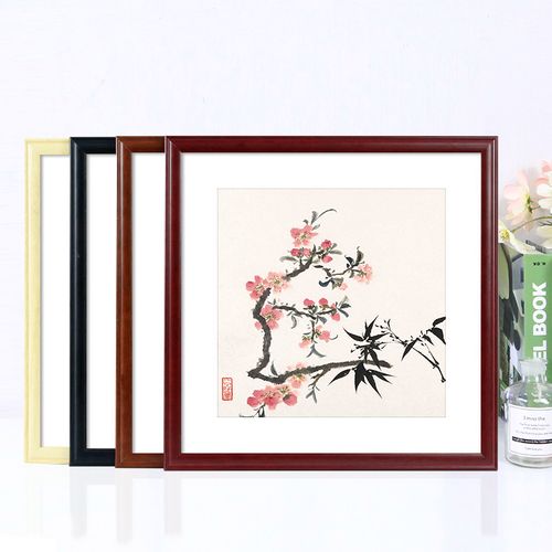 国画装裱画框外框实木字画木条相框自己组装挂墙框架