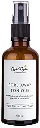 earth rhythm pore away tonique  pore minimizing face toner