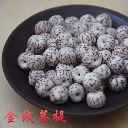 【须菩提】天然血丝菩提子 血丝佛珠金线菩提 桶珠隔珠菩提根配饰