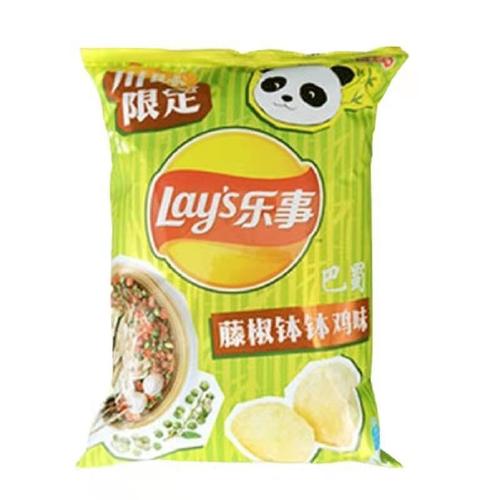 乐事薯片70克限定口味藤椒钵钵鸡味辣子鸡味京酱烤鸭啤酒酸菜鱼味