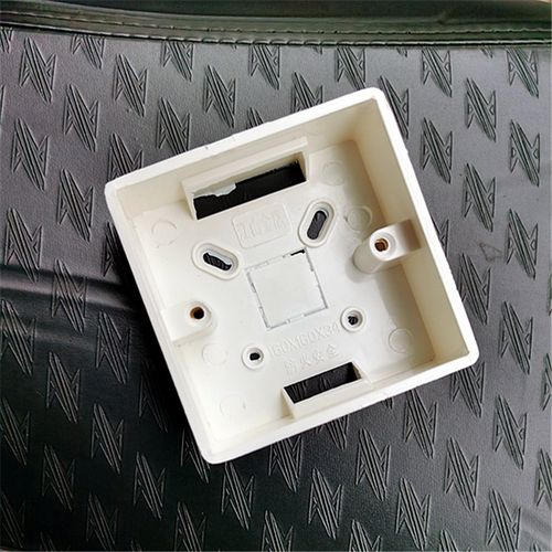 新品二合一86型空白面板m白盖板暗盒线盒开关插座白板家用工