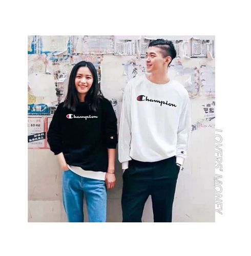 champion美国冠军长袖t恤男圆领薄款卫衣宽松印花刺绣