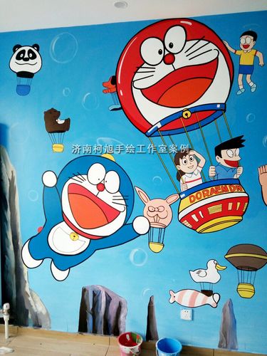 墙体彩绘|手绘墙|墙绘|壁画|卡通图案素材|儿童房彩绘墙