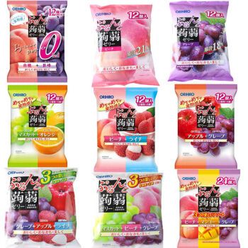 orihiro蒟蒻果冻 日本进口 orihiro立喜乐蒟蒻果冻水果味可吸多口味