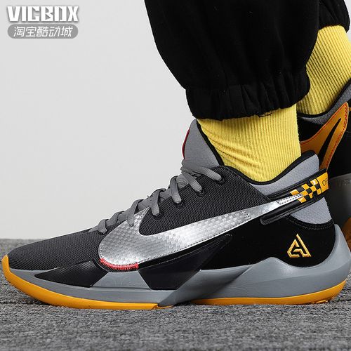 耐克nike男鞋字母哥二代 zoom freak2减震实战篮球鞋db4738cz0152