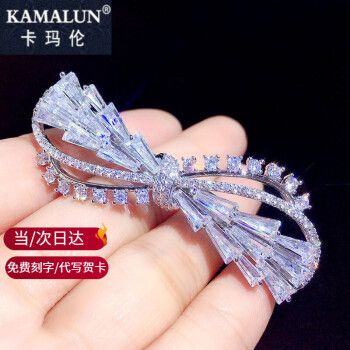 卡玛伦品牌发夹女发卡成人后脑勺带钻弹簧夹韩国气质高档发饰公主头顶