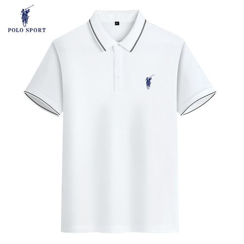 polosport男士夏季户外运动polo衫男品牌休闲翻领纯棉短袖t恤衫