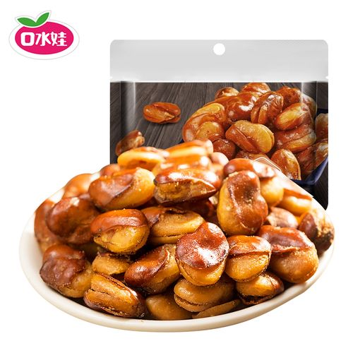 口水娃兰花豆牛肉味蚕豆零食炒货休闲食品豆子小吃独立小包装