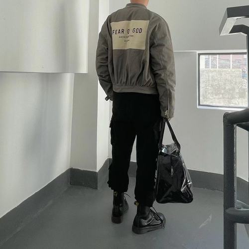 fog fear of god ma-1第六季主线外套潮牌贴布棉服宽松男女情侣款