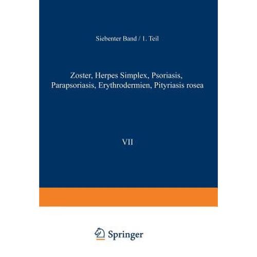 预订 zoster - herpes simplex - psoriasis . [9783709152164]
