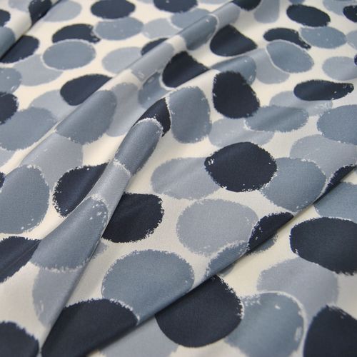 宽幅圈圈简约波点真丝双绉半身裙连衣裙衬衫桑蚕丝服装布料面料