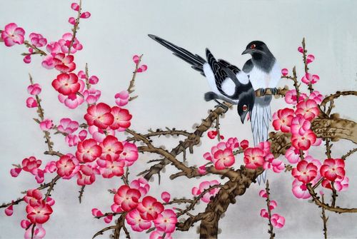 [包邮] 苏绣diy初学套件 针迹喜上眉梢图 手工自学刺绣装饰画