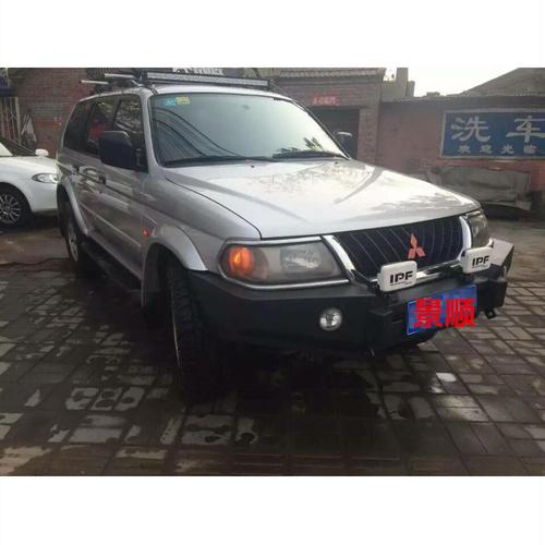 三菱速跑 越野车改装前突保险杠 防撞保护前杠 竞技前杠 泵把杠