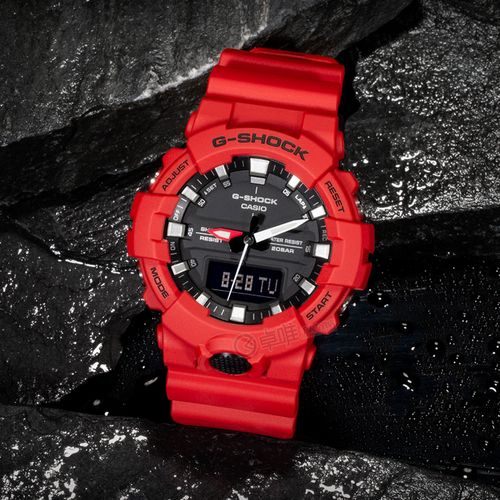 卡西欧新年猪年红色悟空版casio手表男g-shock运动防水男表ga-800