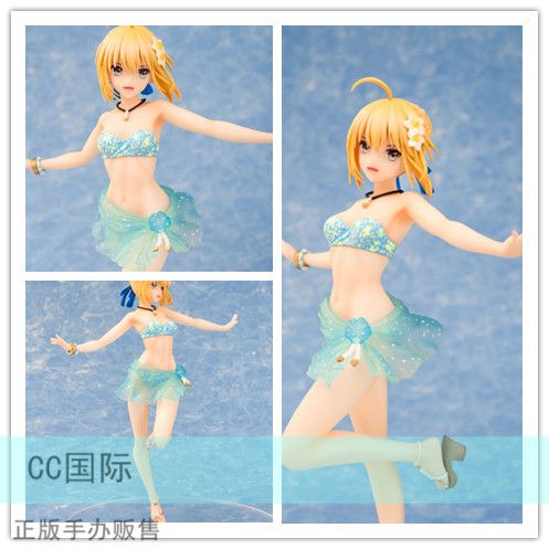 cc国际 funny knights fate/extella fgo saber 水着泳装正版手办