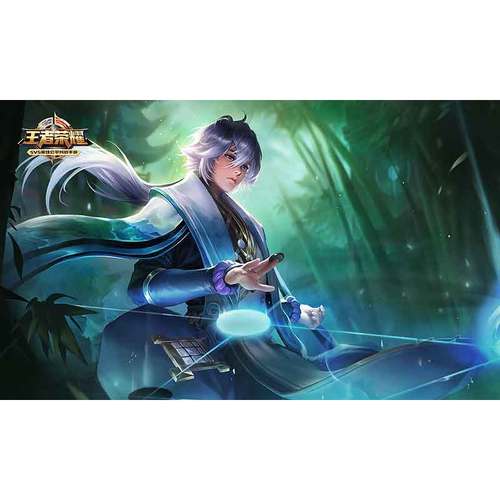 狼天影 王者荣耀海报皮肤墙纸宿舍墙贴卧室装饰自粘超大可来图定制