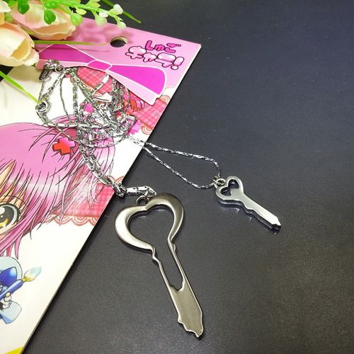 现货 守护甜心 日奈森亚梦情侣钥匙扣项链 日本动漫饰品 女生礼物