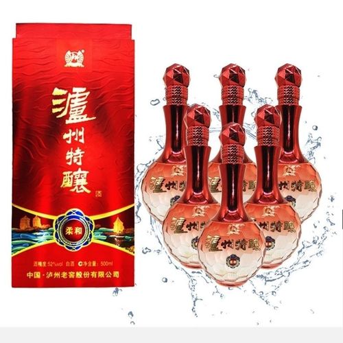 泸州老窖整箱泸州特酿柔和白酒42度礼盒装婚宴礼品正品批发价