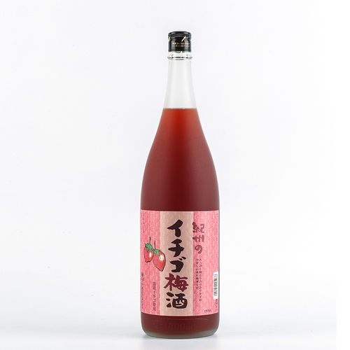 日本进口梅酒 1.8l中野纪州草莓梅子酒大瓶装果酒配制酒 正品特价