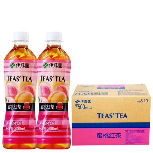 伊藤园蜜桃红茶饮料果味茶饮料500ml*15瓶 北京包邮