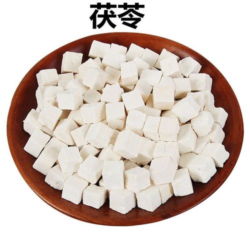 茯苓中药材手工筛选新货无硫不漂白茯苓丁500克包邮精选云南
