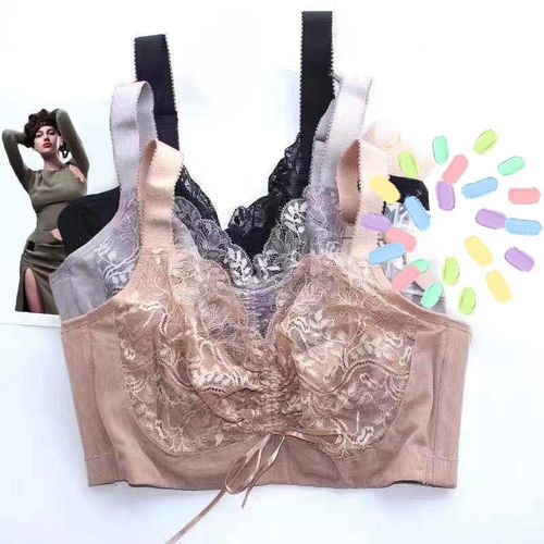 俏丹娜内衣大码大胸显小软钢圈抽绳文胸q2915q22065