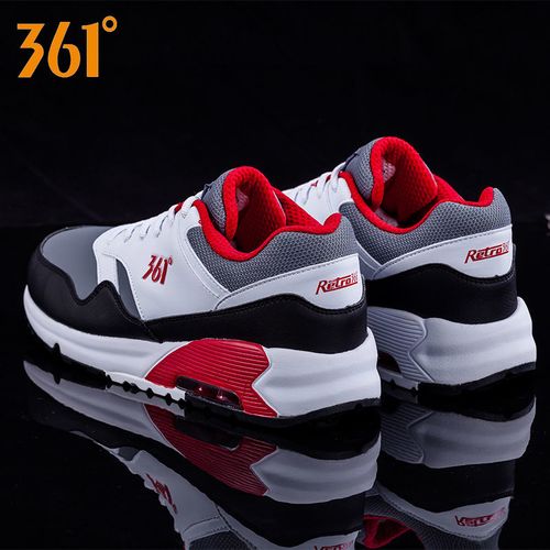 361度运动鞋男鞋春季新款跑步鞋网面361°男士正品气垫透气休闲鞋