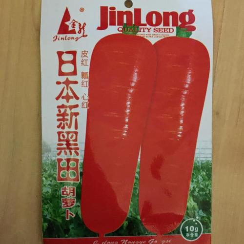 胡萝卜种子日本新黑田胡萝卜种籽八寸参胡萝卜阳台盆栽散装蔬菜