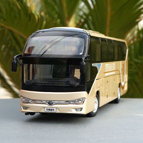 1:42  宇通客车模型 zk6128hqb 公路客车旅游巴士合金车模 宇通6128新