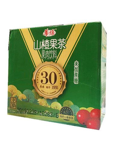 华旗山楂果茶花旗果茶饮料1.28l*6瓶未加蔗糖