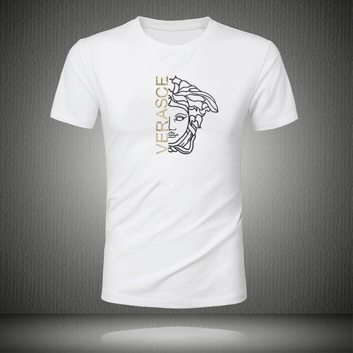 官网范思晢珍藏男装夏季瓦萨琪印花短袖圆领t恤莫代尔修身打底衫