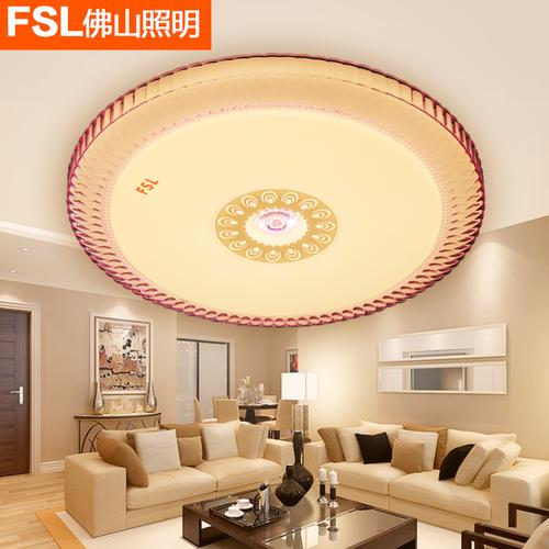 佛山照明led吸顶灯 灯具卧室灯现代简约家用圆形房间书房圆形灯饰