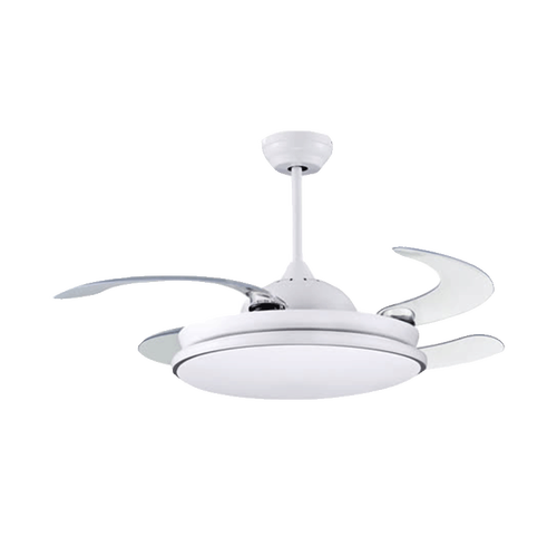 【包安装】永怡御风维嘉丝隐形遥控吊扇灯变频侧发光款44-dc6028简约