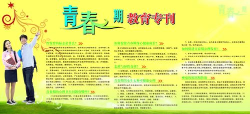 660海报印制展板素材957青春期教育专刊性发育心理卫生