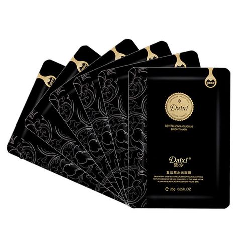 黛西复活草水光面膜黑盒6贴一盒黛夕黛汐377焕亮精华面膜新品面膜 黛