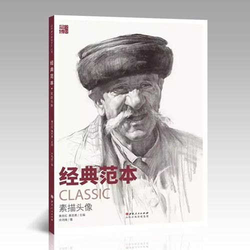 经典范本素描头像2019品博文化许鸿维著八开头像基础教程五官分解步骤