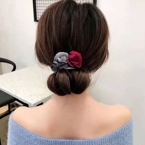 侧发编发扎头发饰品百搭编辫子头饰优雅化妆师盘发工具发插绳器神