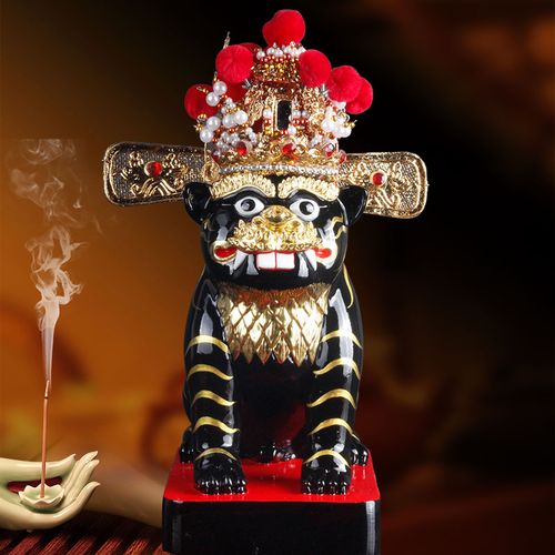 新品家用香樟木雕虎爷神像虎神寺庙供奉保平安佛像工艺品摆件定制