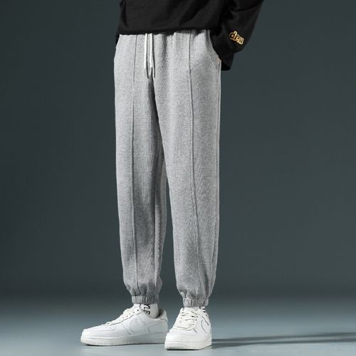 世界工厂 男士休闲裤韩版多颜色潮流ins宽松裤子束脚运动裤百搭卫裤