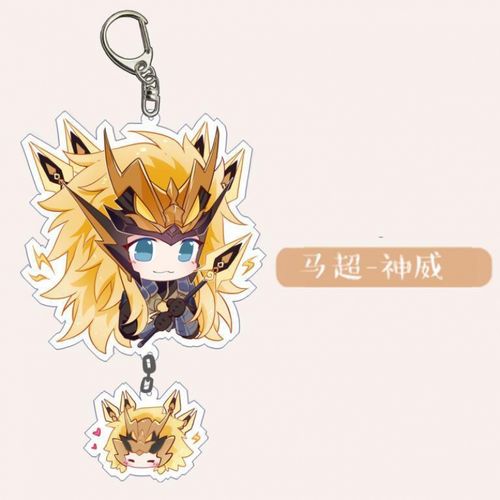 角色周边亚克力q版子母挂件徽章吧唧送男女朋友过年礼物 马超-神威