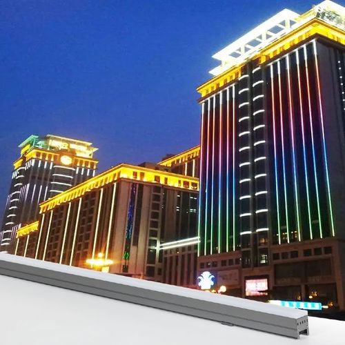 led亚克力护栏管户外防水 外控轮廓七彩线条灯楼体亮化工程洗墙灯