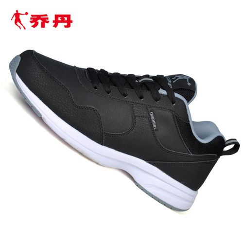 乔丹男鞋运动鞋男春季款黑色正品休闲鞋旅游鞋防水防滑复古跑步鞋