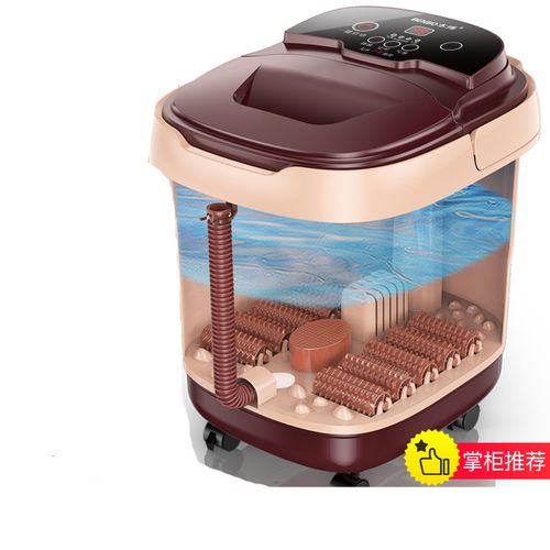 cca本博足浴盆全自动按摩洗脚盆恒温器泡脚桶电动加热足疗桶家用深桶