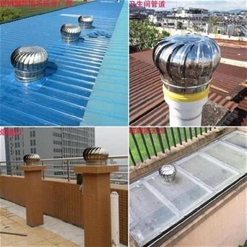 房顶出c风口风扇加厚型楼顶猪圈排商用不q锈钢排风扇风道食堂