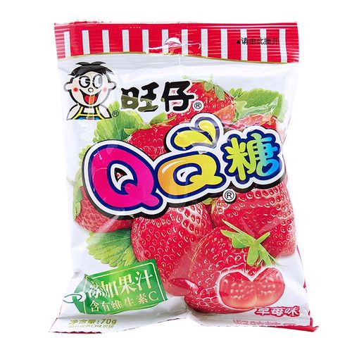 旺旺 旺仔qq糖 70g单包装 儿童休闲办公零食旅途婚庆糖果九种口味选择