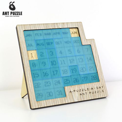 a puzzle a day超难日历时间拼图智力烧脑木质成人益智游戏礼物