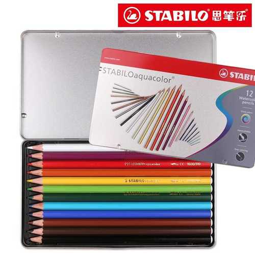 旗舰q店 德国专业手绘彩铅oaquacolor水溶性彩色铅笔16系列画画套